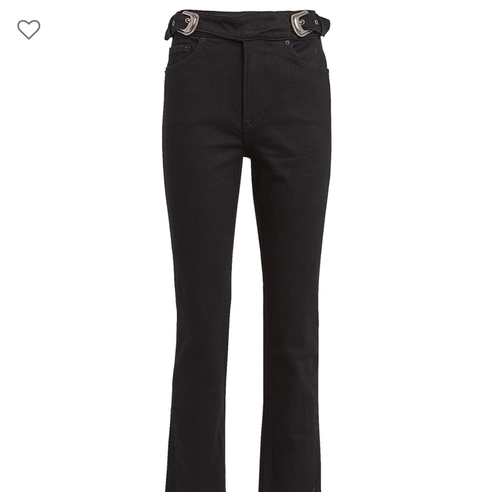 GRLFRND Zoey Belted Cropped Jeans Size 27
